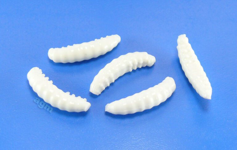 Crazy Fish 1.1In Mf Floating H Worm White 8Pcs