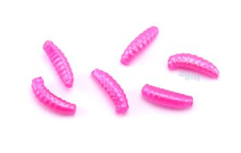 Crazy Fish 0.7in MF Floating H Worm 101 Pink 12pcs