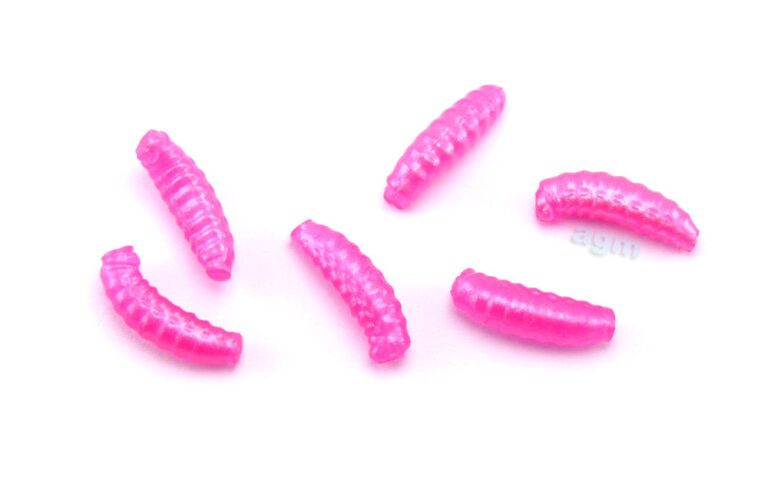 Crazy Fish 0.7In Mf Floating H Worm 101 Pink 12Pcs