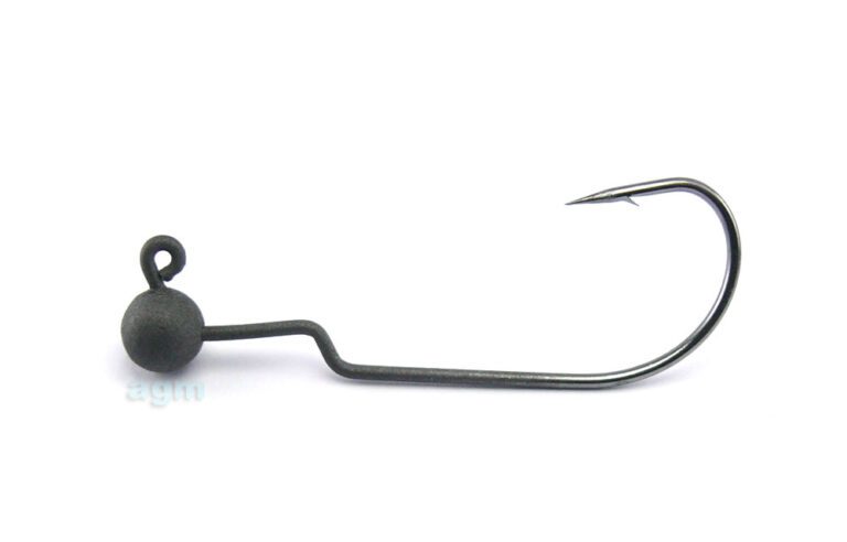 Scratch Tackle Round Offset Jig Head 3.5G Size 2/0 5Pcs