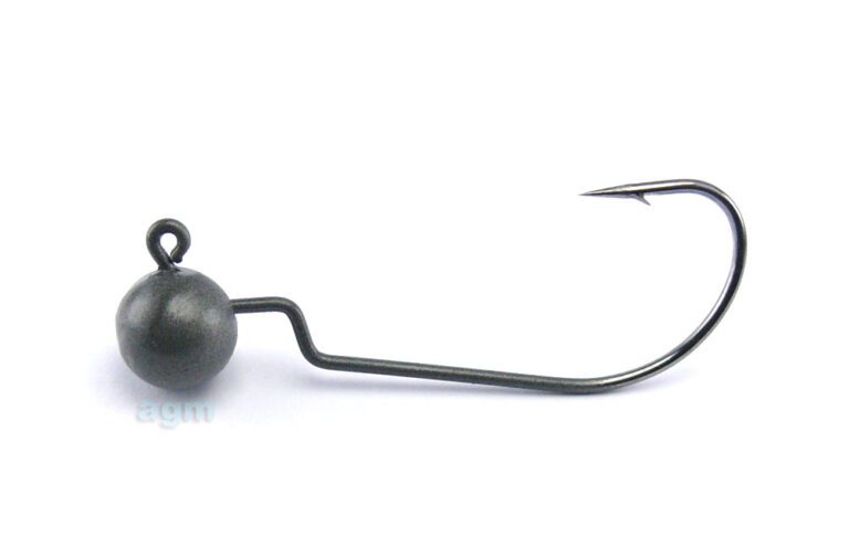 Scratch Tackle Round Offset Jig Head 7G Size 1/0 5Pcs