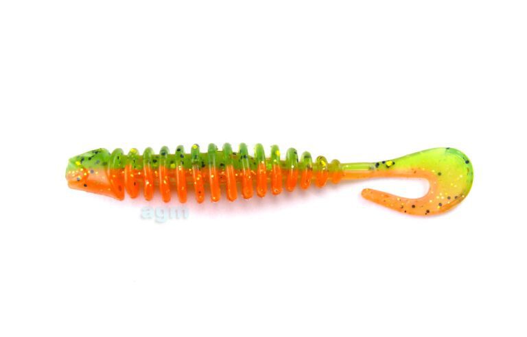 Crazy Fish 3In Comet Orange Chartreuse 6Pcs
